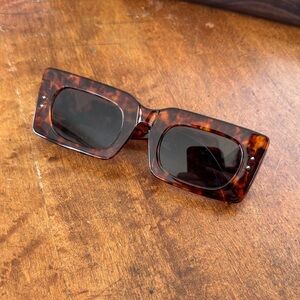 Free People Tortoise Shell Sunglasses